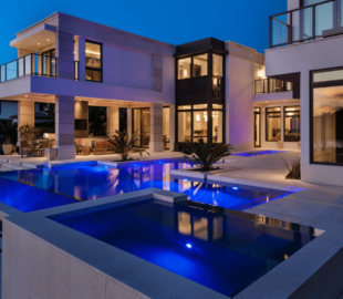 custom geometric infinity pool