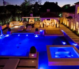 custom pool and spa